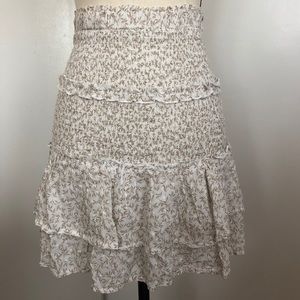 Ruffled Mini Skirt